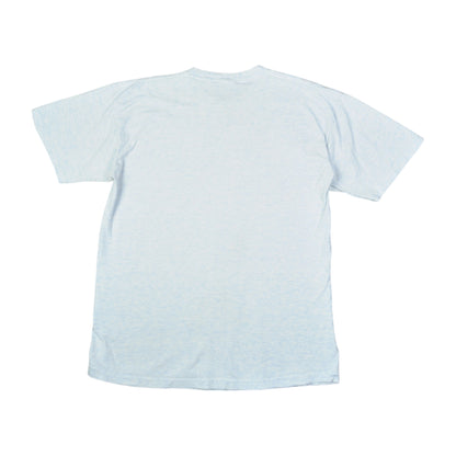Vintage Native American Print Single Stitch T-Shirt Grey XL