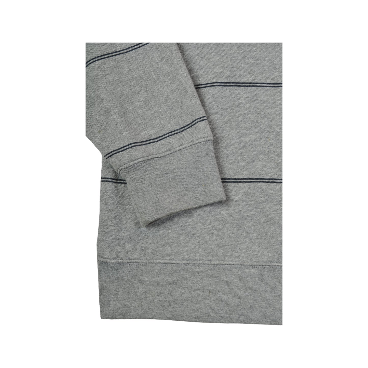 Vintage Nautica 1/4 Zip Sweatshirt Grey Large
