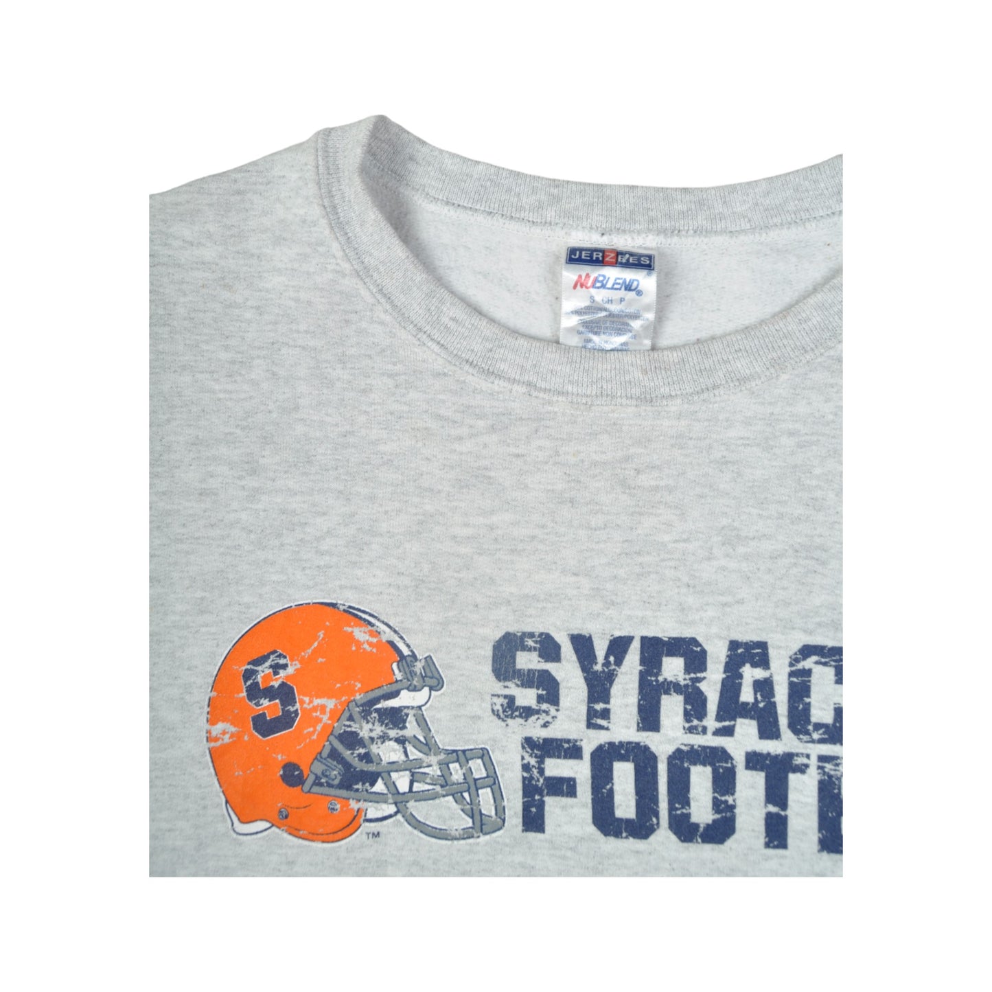 Vintage Syracuse Football Sweater Grey Small