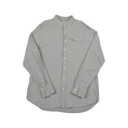 Vintage Old Navy Shirt Long Sleeved Grey XL