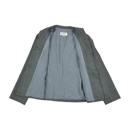Vintage Y2K Blazer Jacket Green Ladies Medium