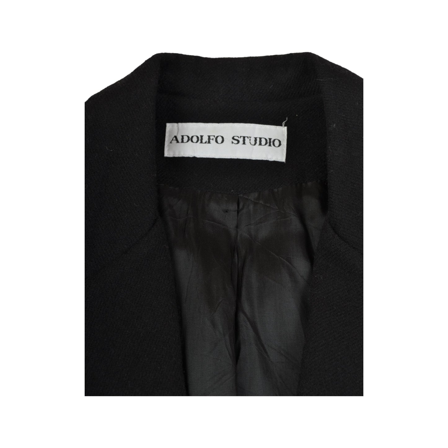 Vintage Y2K Blazer Jacket Black Ladies Medium