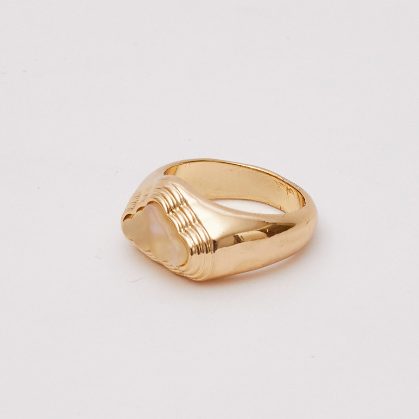 Cloud Gold Chunky Statement Ring