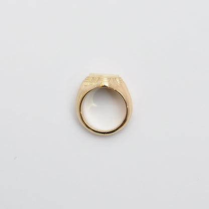 Cloud Gold Chunky Statement Ring