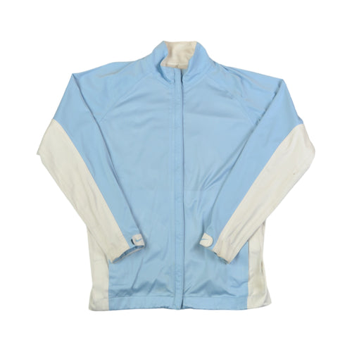 Vintage Nike Windbreaker Jacket Waterproof Blue/White Ladies Large