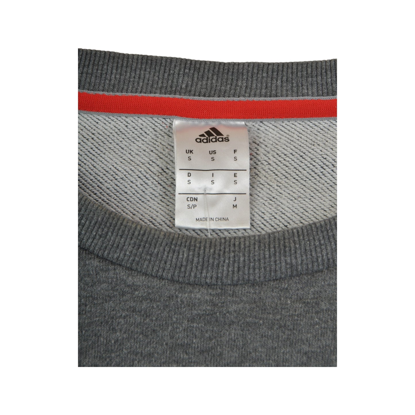 Vintage Adidas Crewneck Sweatshirt Grey Small