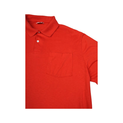 Vintage Harpoon Eddie's Sylvan Beach N.Y. Polo Shirt Red Ladies XL