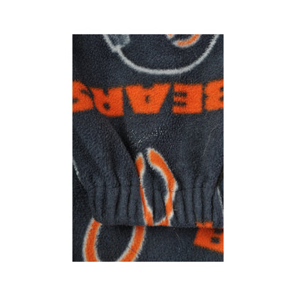 Vintage NFL Chicago Bears Fleece Jacket Grey/Orange Medium