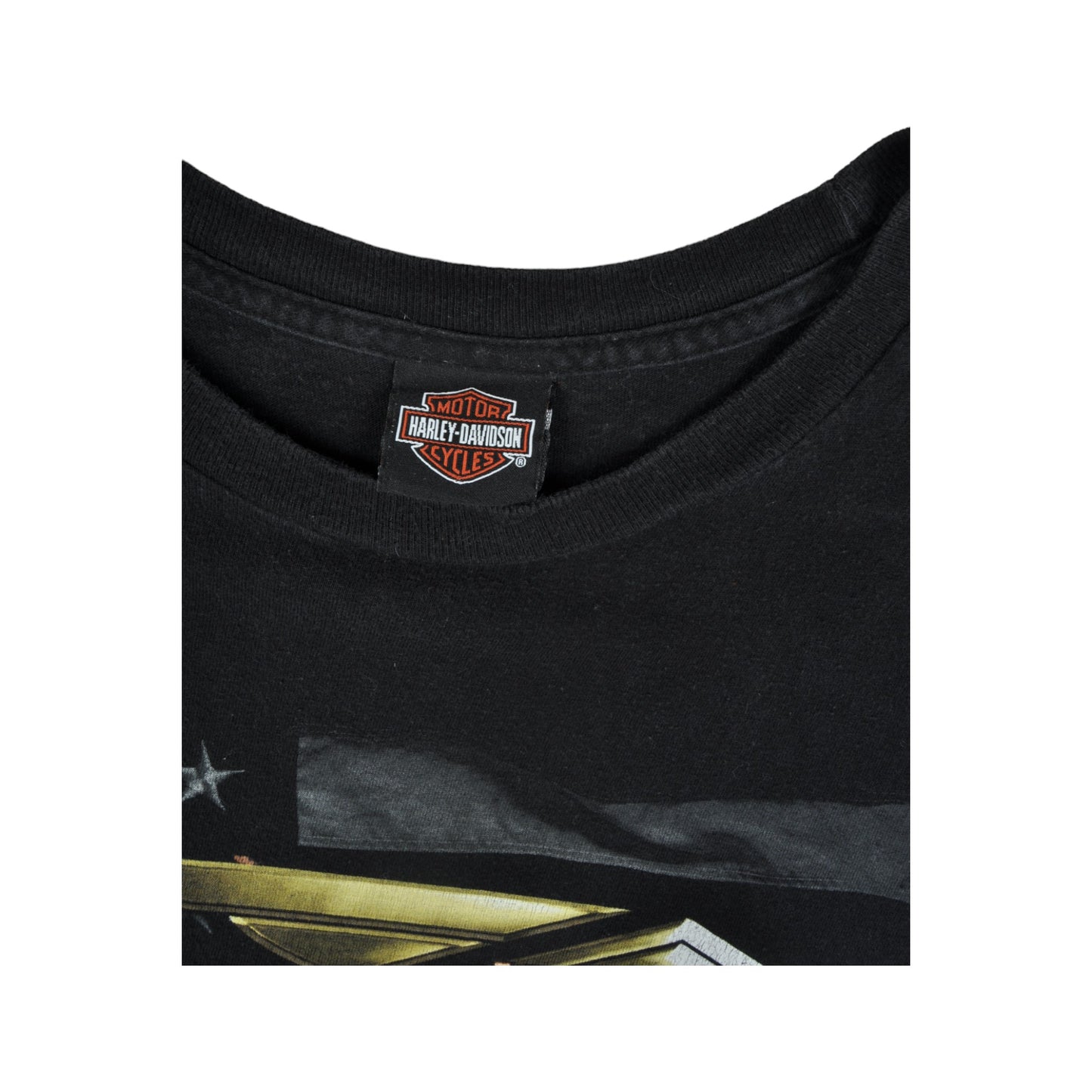 Vintage Harley-Davidson Printed T-Shirt Black XL
