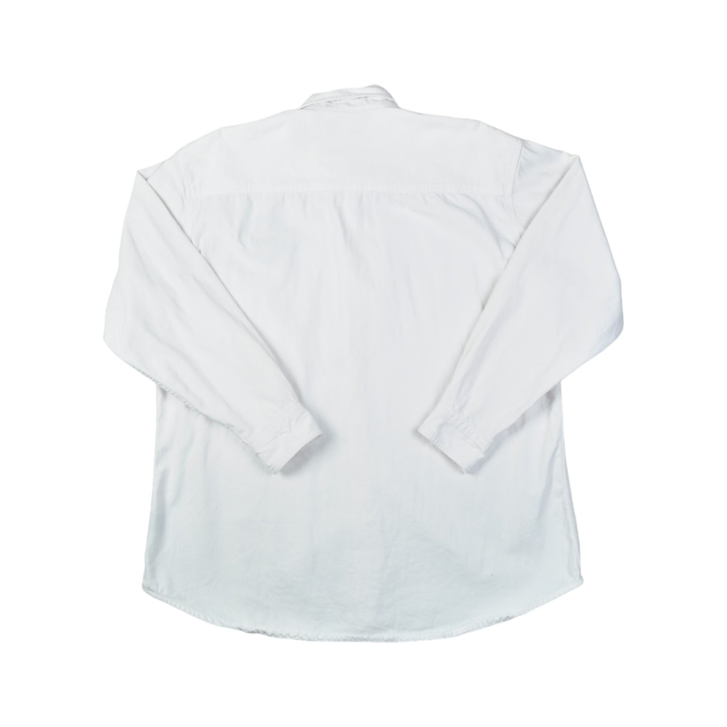 Vintage Lee Shirt Long Sleeve White Large