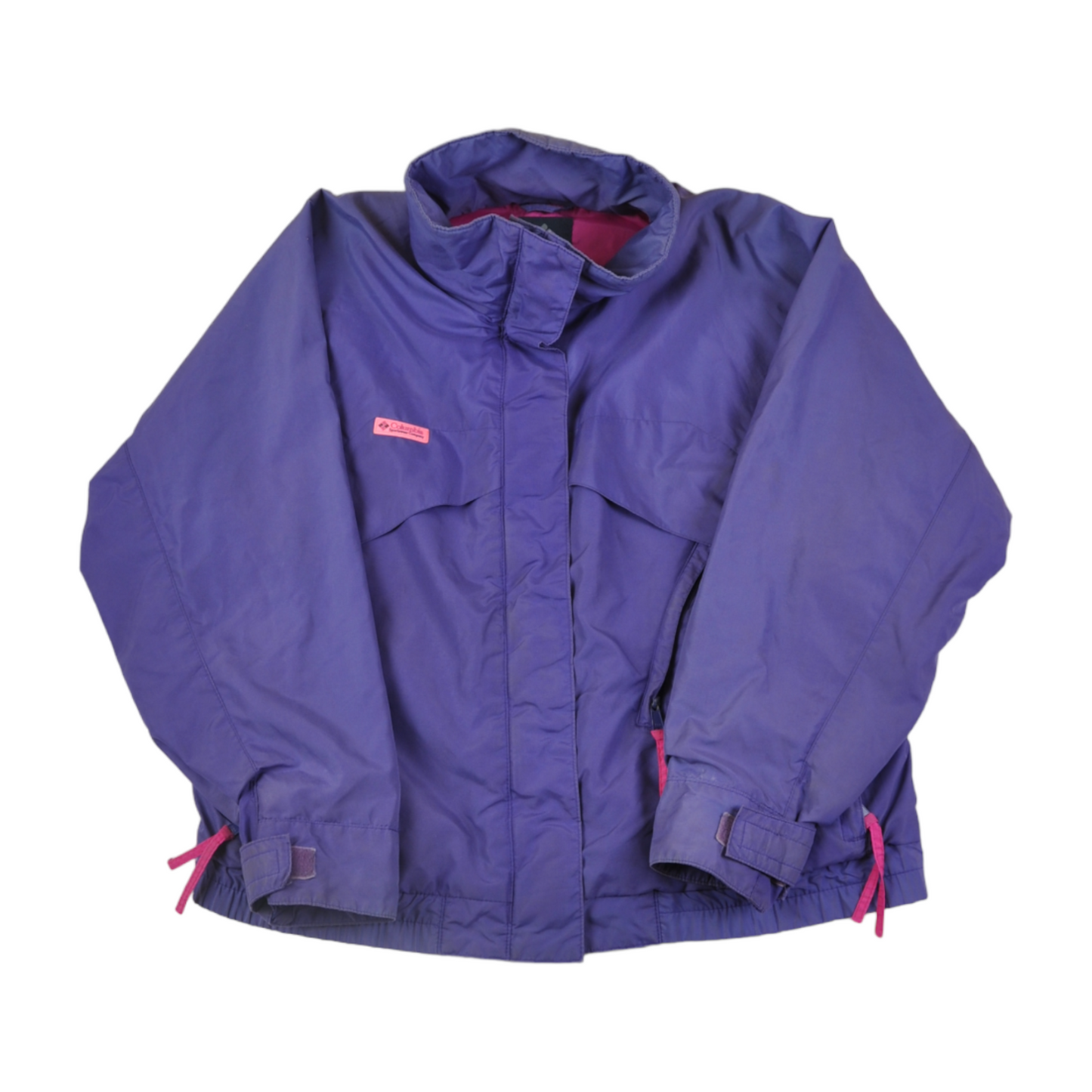 Vintage Columbia Whirlibird  Jacket Waterproof Purple Ladies XL
