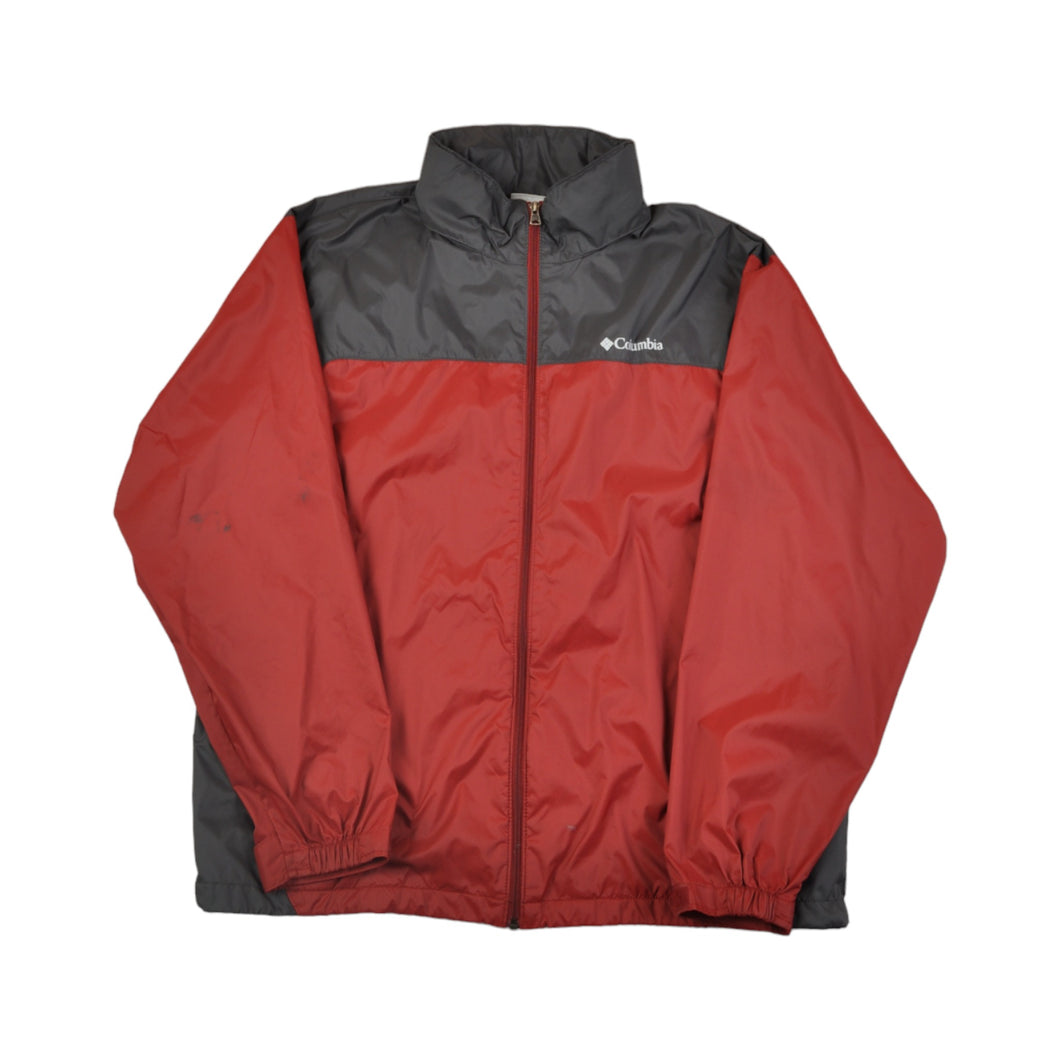 Vintage Columbia Jacket Waterproof Red/Grey XL