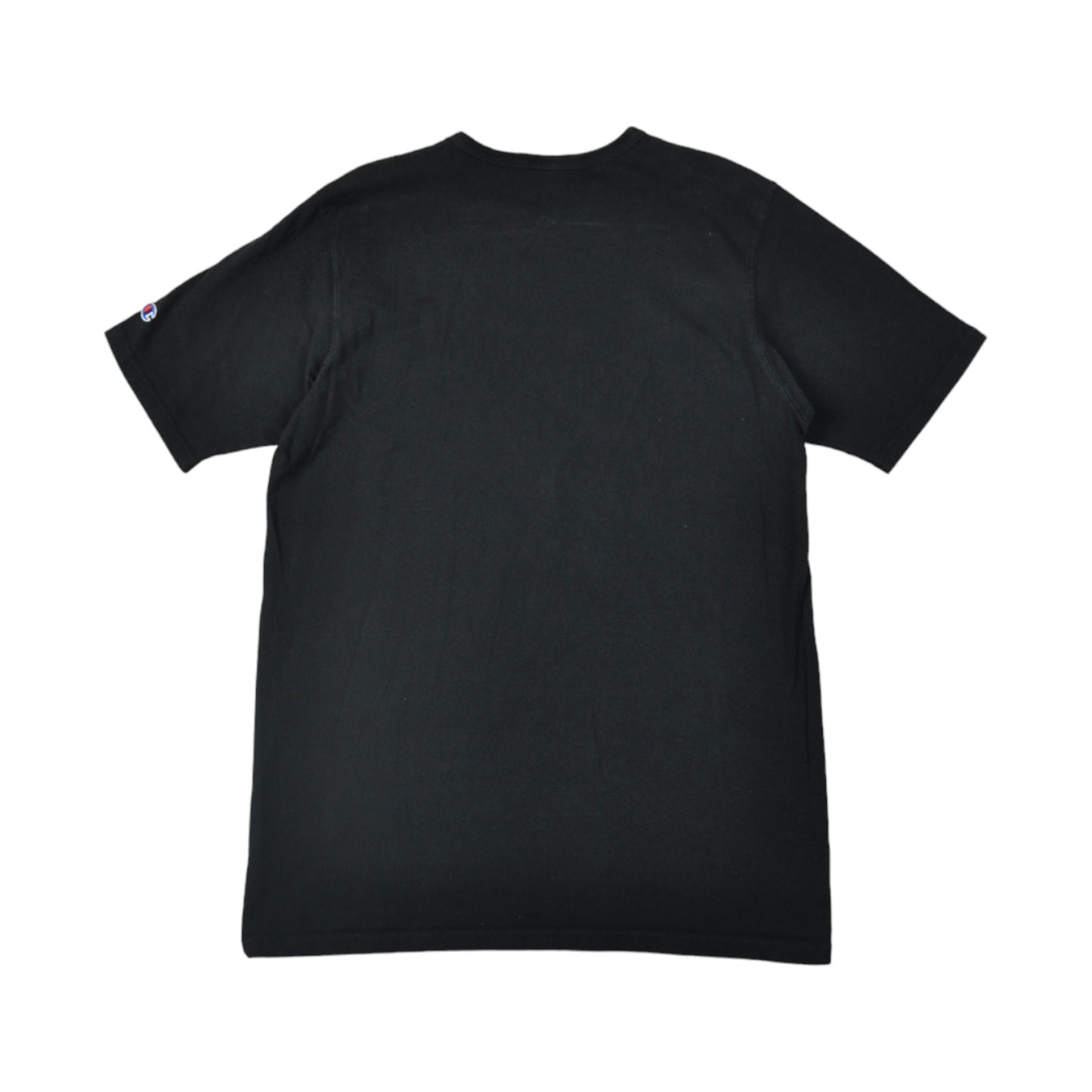 Vintage Champion Spell Out T-Shirt Black Medium