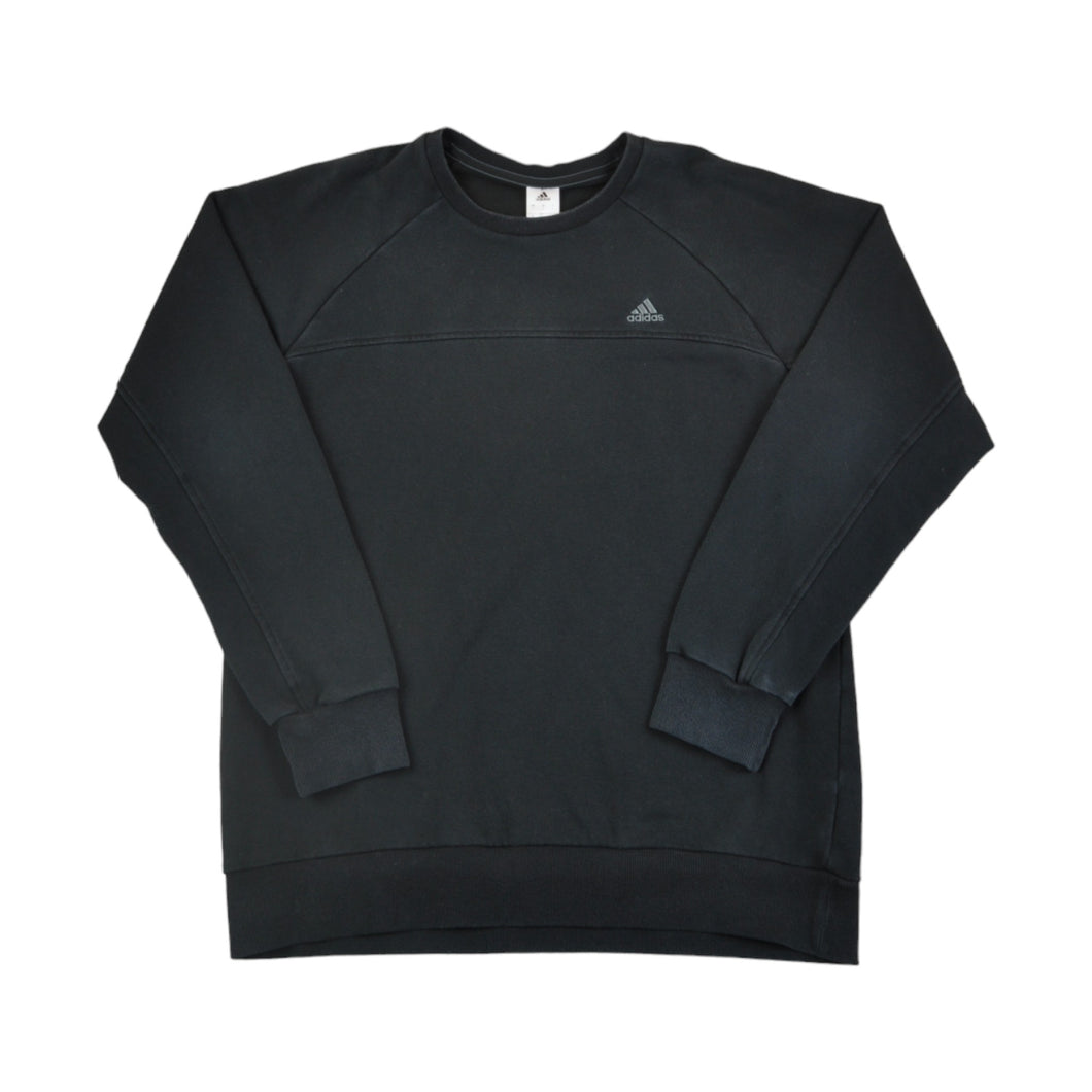 Vintage Adidas Crewneck Sweatshirt Black Large