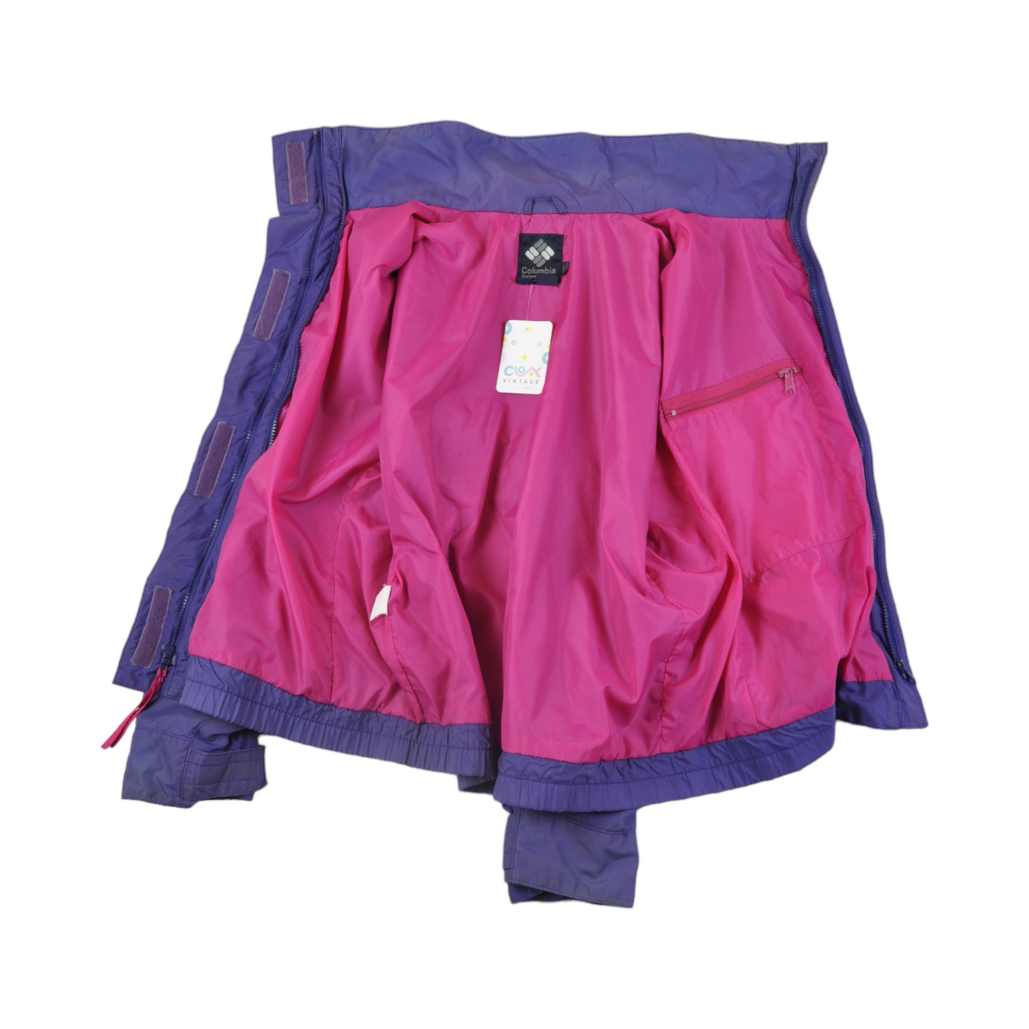 Vintage Columbia Whirlibird  Jacket Waterproof Purple Ladies XL