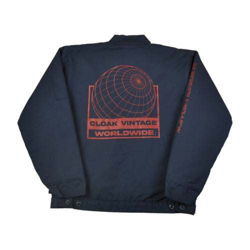 Vintage C.V. Worldwide Workwear Mechanics Jacket Navy Medium