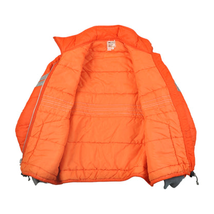 Vintage 80s Ski Jacket Hi Vis Orange Large