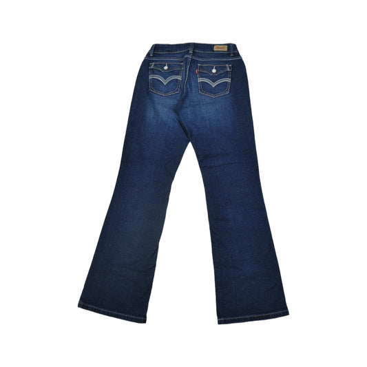 Vintage Levi's 529 Curvy Boot Cut Jeans Blue Wash Denim Ladies W30 L32