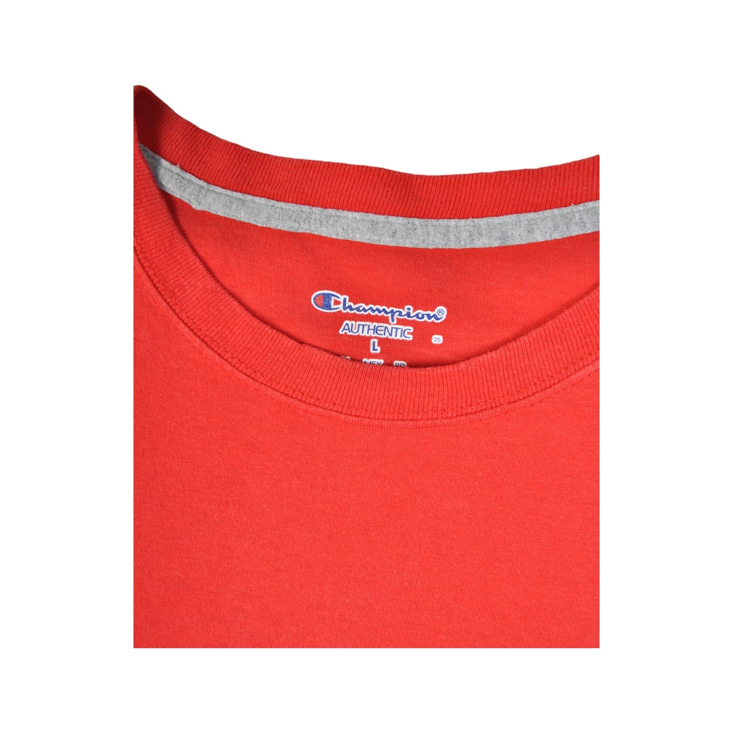 Vintage Champion T-Shirt Red Medium