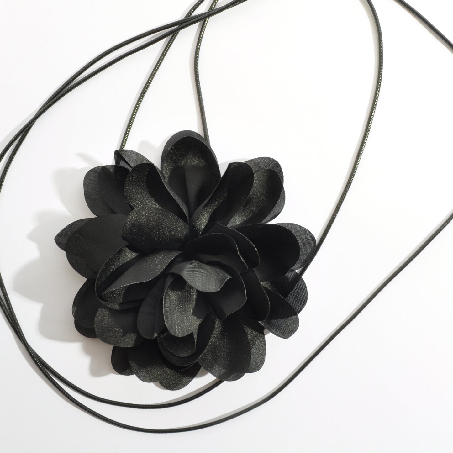 Rose Choker Flower Black
