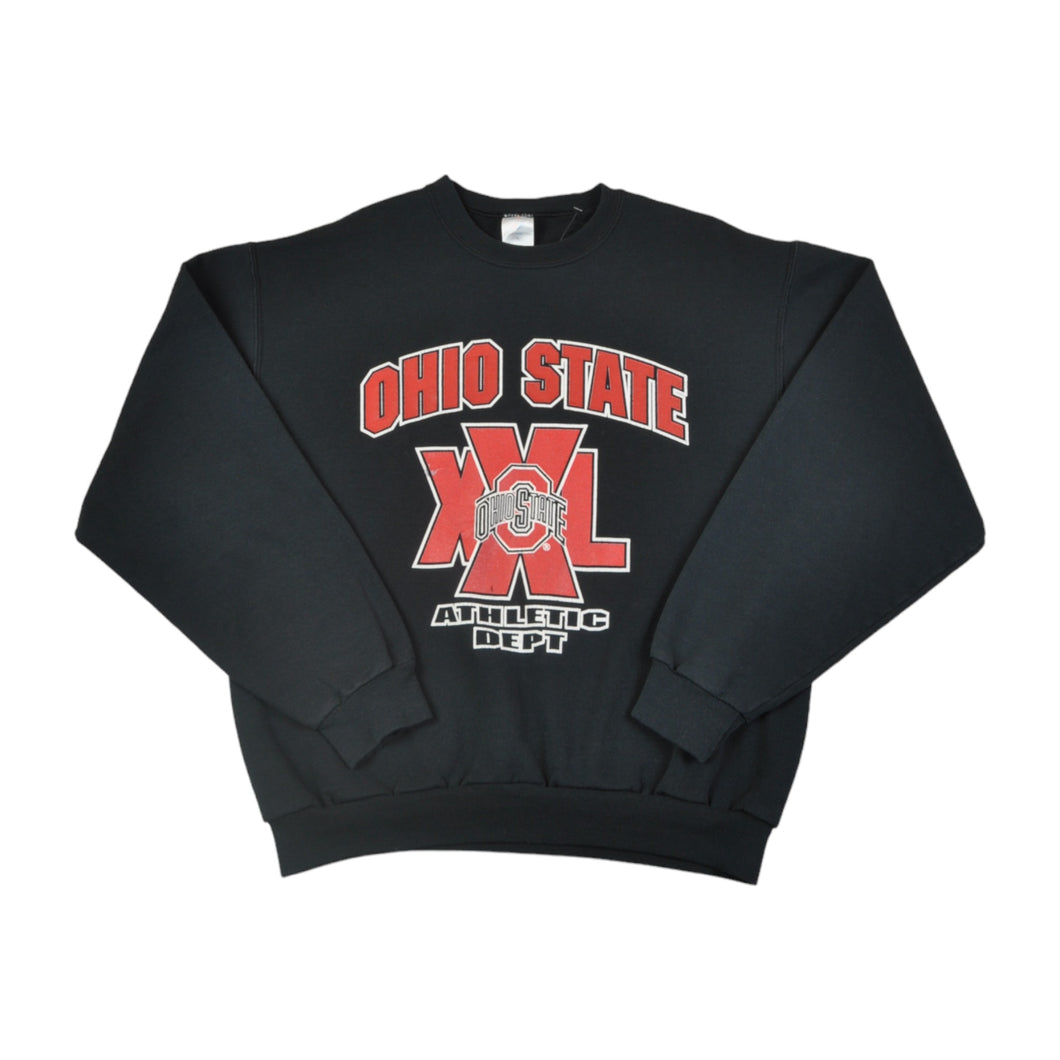Vintage Ohio State Athletic Dept Sweatshirt Black Medium
