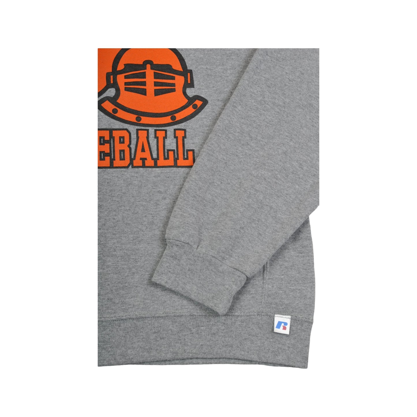 Vintage Normal Community Baseball Crew Neck Sweatshirt Grey Small