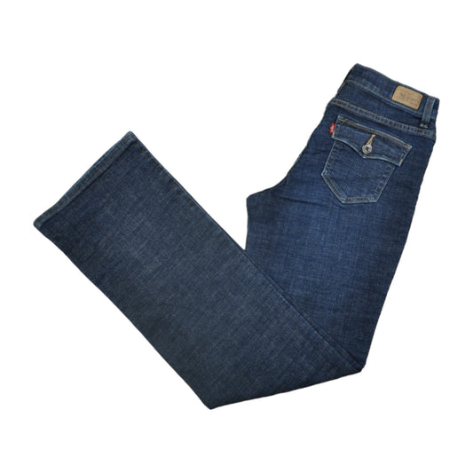 Vintage Levi's 512 Boot Cut Jeans Blue Wash Denim Ladies W28 L33