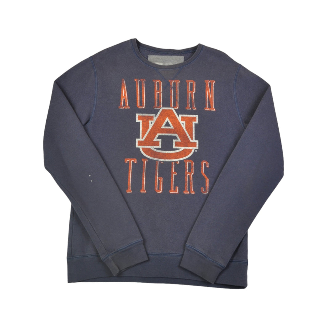 Vintage Auburn Tigers Crew Neck Sweatshirt Navy Small