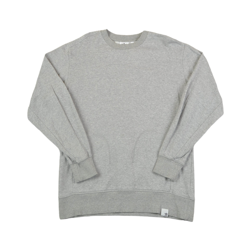 Vintage Adidas Crewneck Sweatshirt Grey Medium