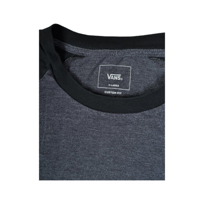 Vintage Vans Off The Wall T-Shirt Grey Large