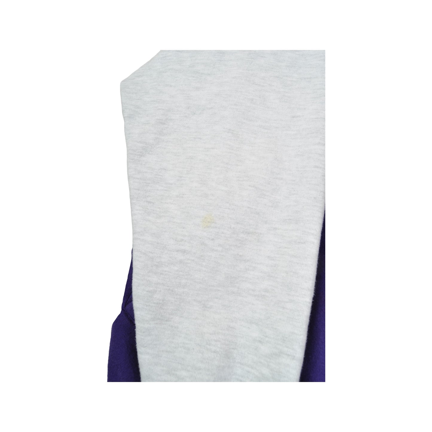 Vintage Russell Athletic High Cotton Sweatshirt Bomber Jacket Purple/Grey XL