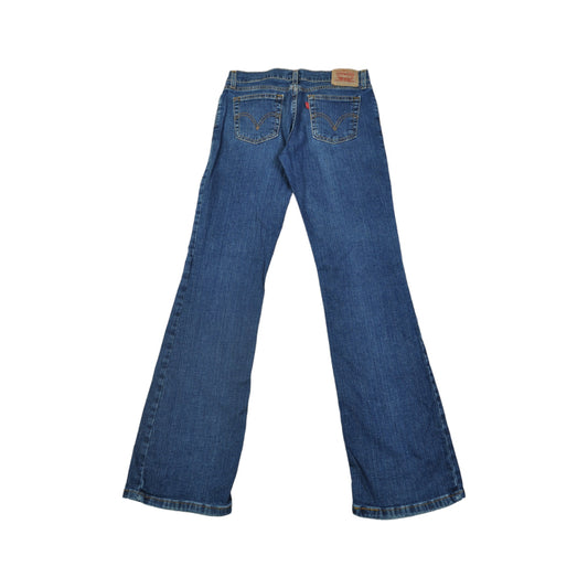 Vintage Levi's Boot Cut Jeans Blue Wash Denim Ladies W30 L32