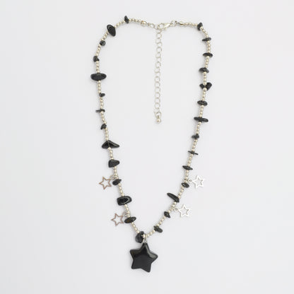 Star Beaded Necklace Charm Pendant