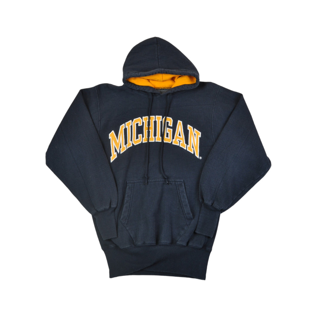 Vintage Miami Hoodie Sweatshirt Navy XS