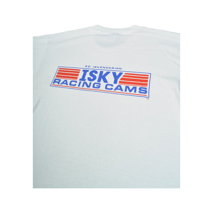 Vintage ISKY Racing Cams Single Stitch T-Shirt White Medium