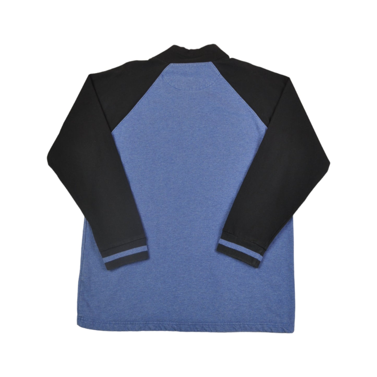 Vintage Nautica 1/4 Zip Sweatshirt Blue Large