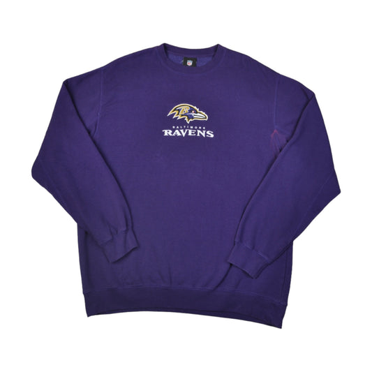 Vintage NFL Baltimore Ravens Sweater Purple Large