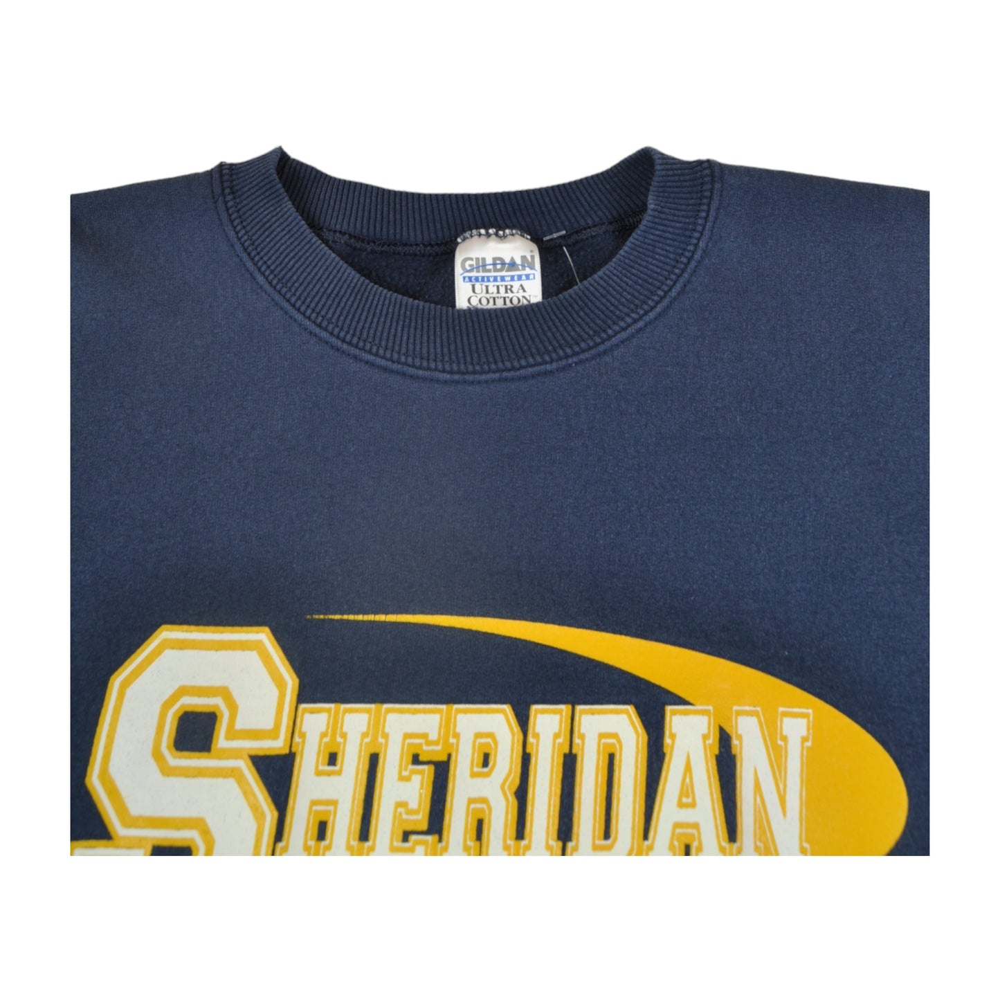 Vintage Sheridan High School Sweatshirt Navy Large