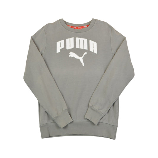 Vintage Puma Crewneck Sweatshirt Grey Small
