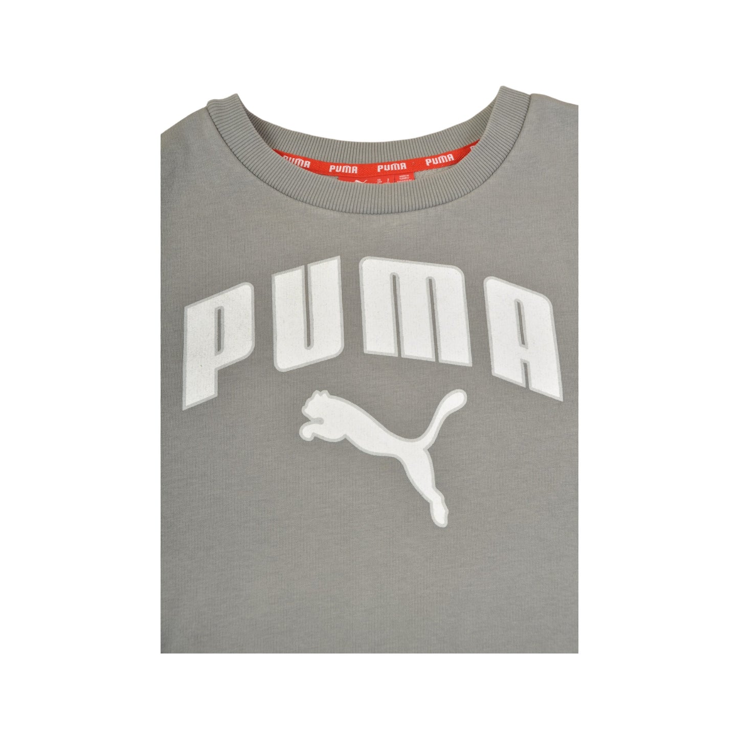 Vintage Puma Crewneck Sweatshirt Grey Small