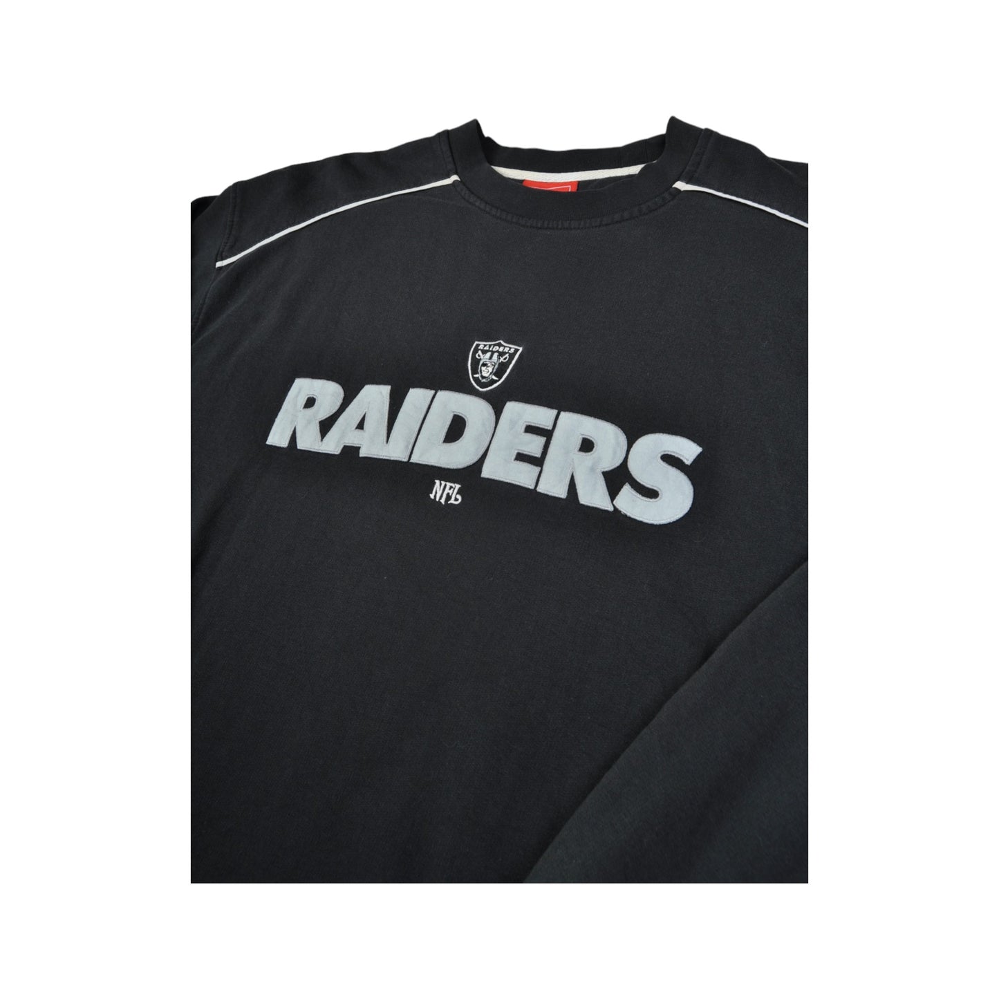 Vintage NFL Raiders Sweater Black XL