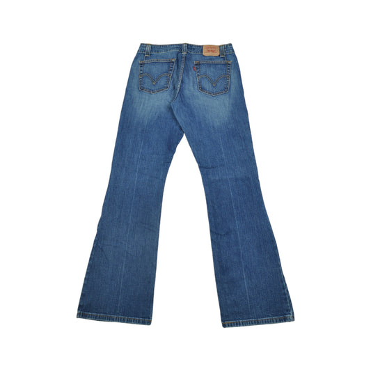 Vintage Levi's 525 Boot Cut Jeans Blue Wash Denim Ladies W32 L33