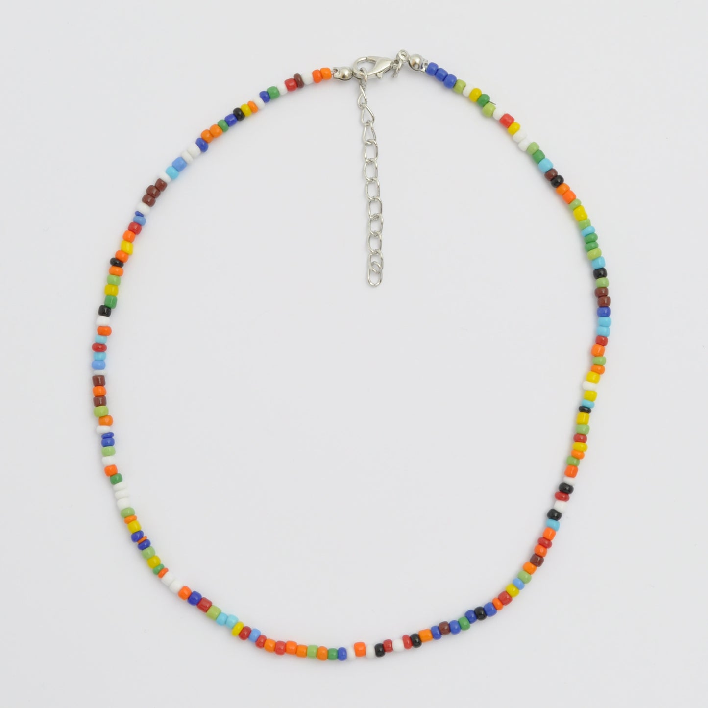 Multi Mini Beaded Necklace Colourful