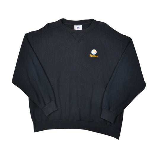Vintage NFL Pittsburgh Steelers Sweater Black Large