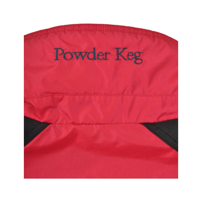 Vintage Columbia Ski Jacket Waterproof Red/Black Ladies Medium