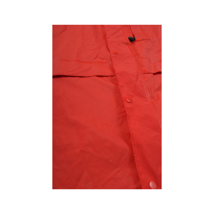 Vintage Columbia Waterproof Hooded Jacket Red/Black Medium