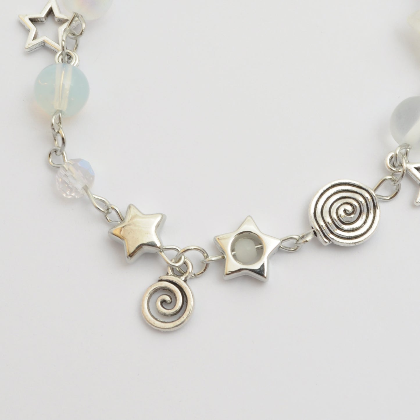 Charm Bracelet Spiral and Stars