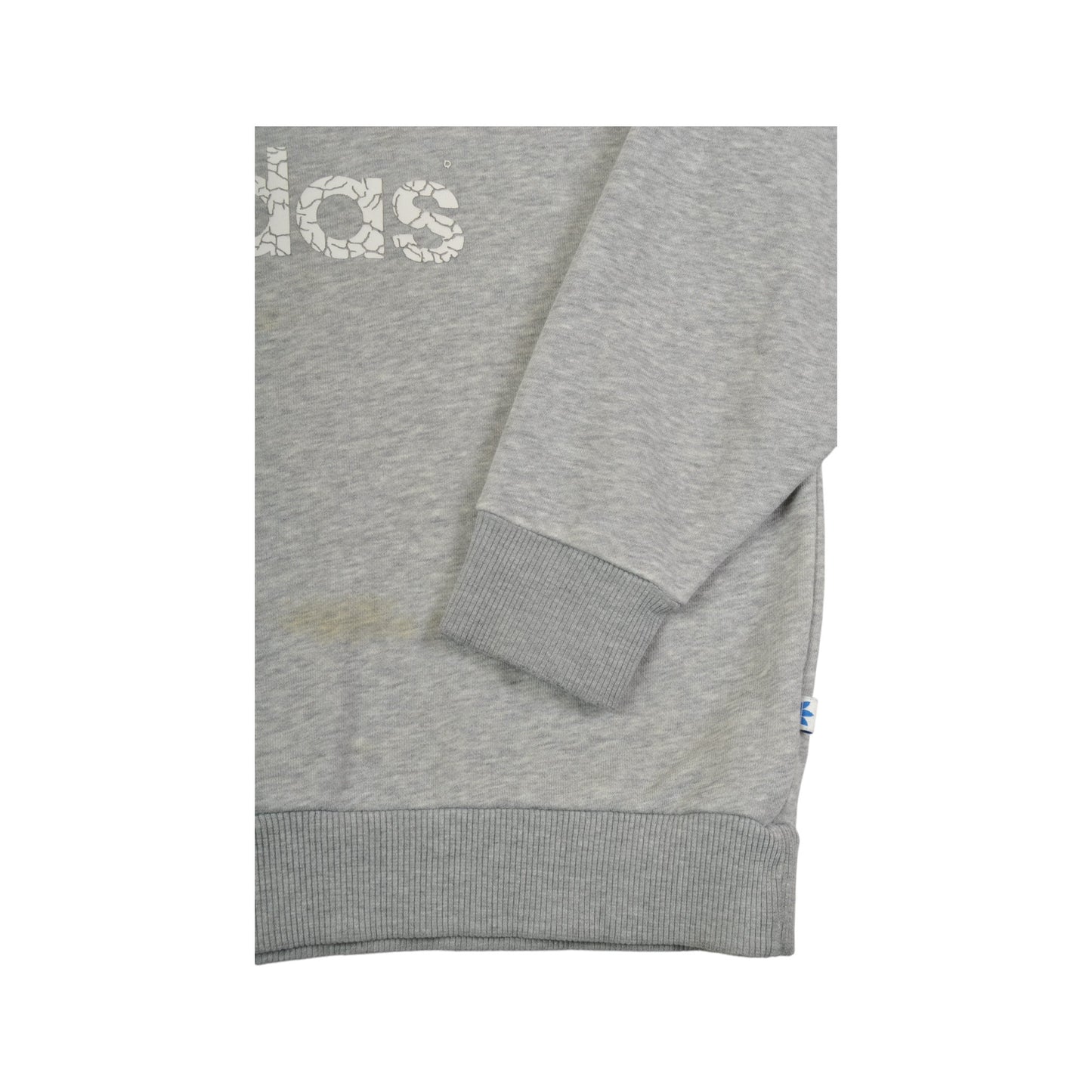 Vintage Adidas Crew Neck Sweatshirt Grey Ladies Small