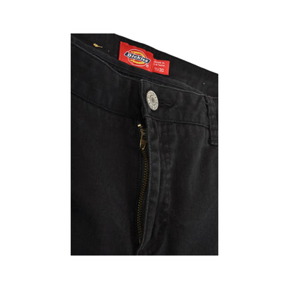 Vintage Dickies Workwear Trouser Skinny Leg Black Ladies W32 L30