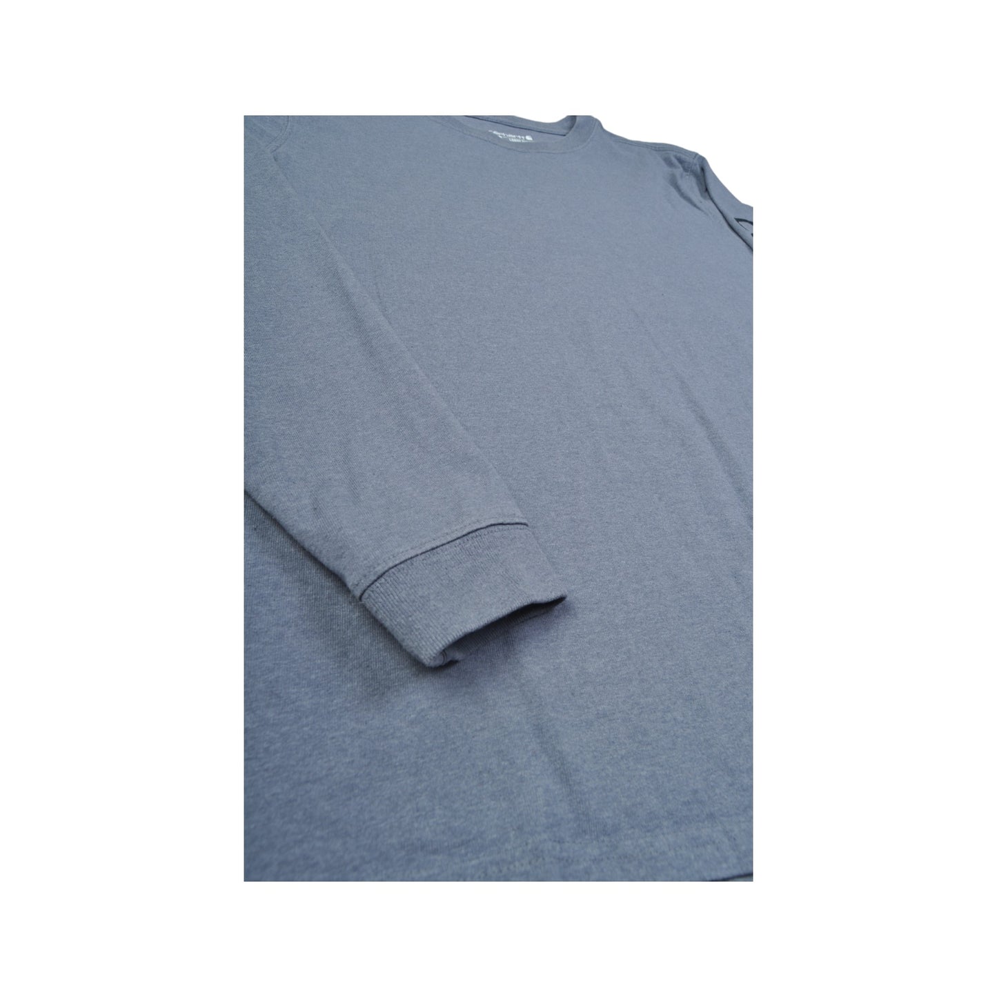 Vintage Carhartt Long Sleeve T-Shirt Blue Medium